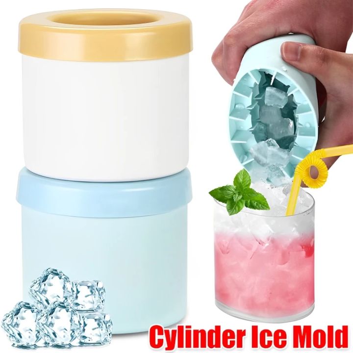 1pc Ice Bucket Cup Mold For Making Ice Cube Tray, Quick Freeze Safe  Silicone Creative Design