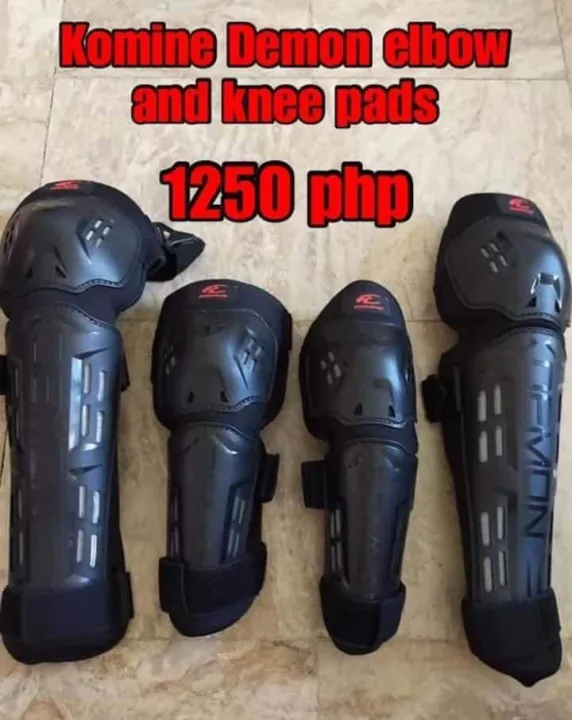 Komine demon knee and elbow pads Lazada PH