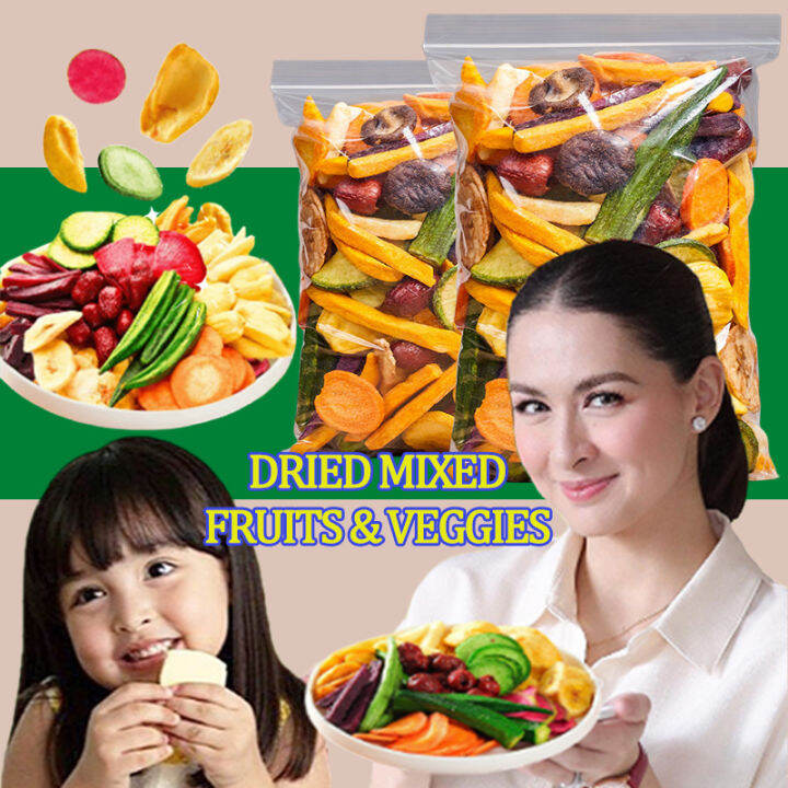  IJIA yocaz Vegetables And Fruits Chips 12 in 1 Assorted Fruit And 