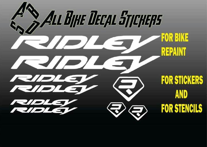 ridley bike decals