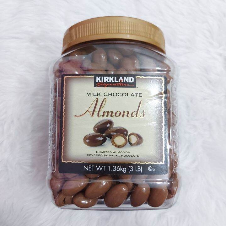 Kirkland Milk Chocolate Almonds 1.36kg Lazada PH