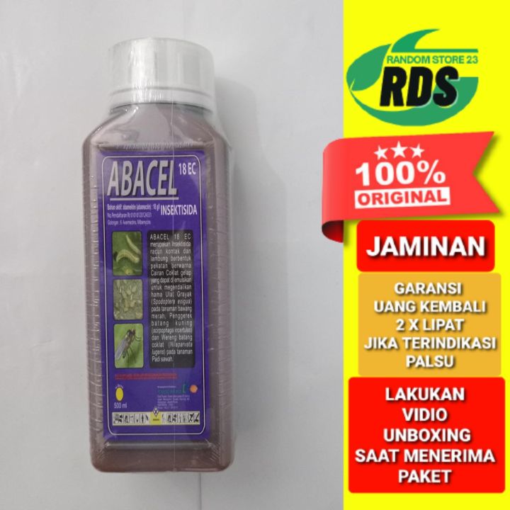 INSEKTISIDA ABACEL 18 EC 500 ML UNTUK MEMBASMI HAMA TRIPS DAN ULAT ...