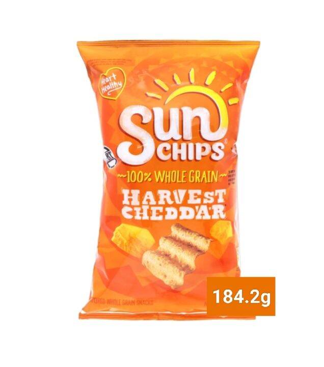 Sun Chips Whole Grain Harvest Cheddar Chips 184.2g Lazada PH