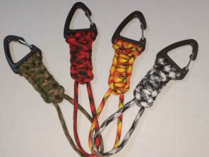 HEAVY DUTY PARACORD KEYCHAINS WITH CARABINER Lazada PH