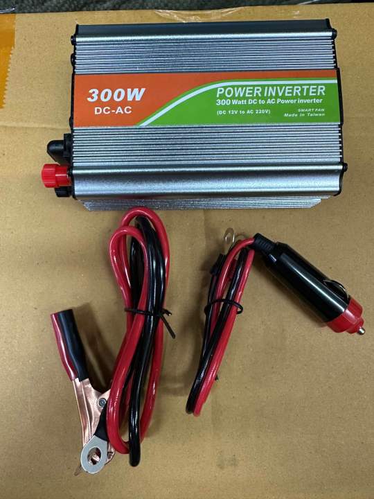 อินเวอร์เตอร์แปลงไฟ12vออก220v-12v-300w