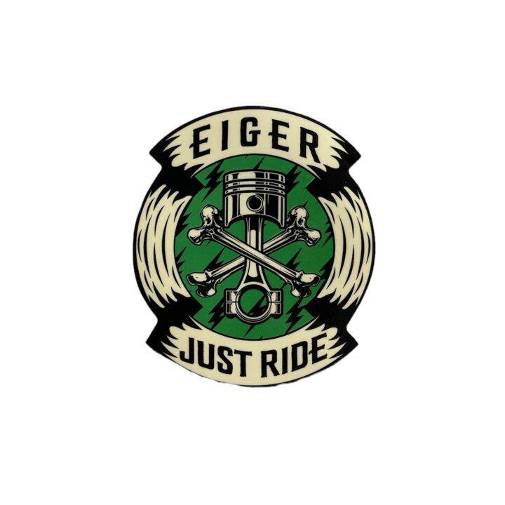 Sticker Eiger Sticker Eiger Original Riding Trein Aan Just Ride Stiker | Lazada Indonesia