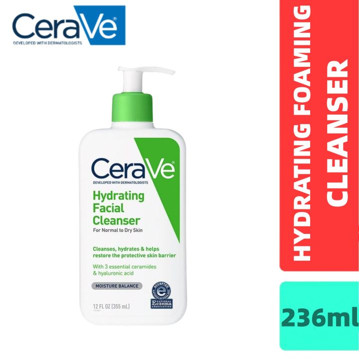 Cerave Facial Cleanser Sa Smoothing Moisturising Lotion Hydrating Foaming Cleanserl 2 Salicylic