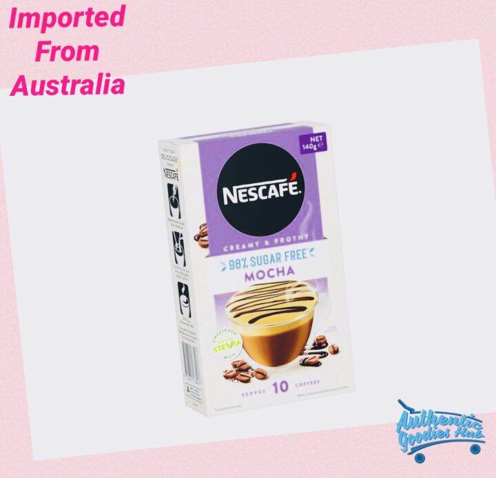 Nescafe 98% Sugar Free Mocha Sachets 10 pack | Lazada PH