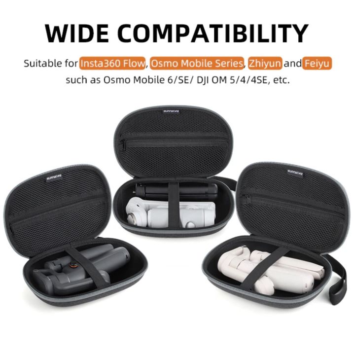 sunnylife-hard-case-protective-handbag-smartphone-gimbal-carrying-case-for-insta360-flow-osmo-mobile-6-om-5-4-3