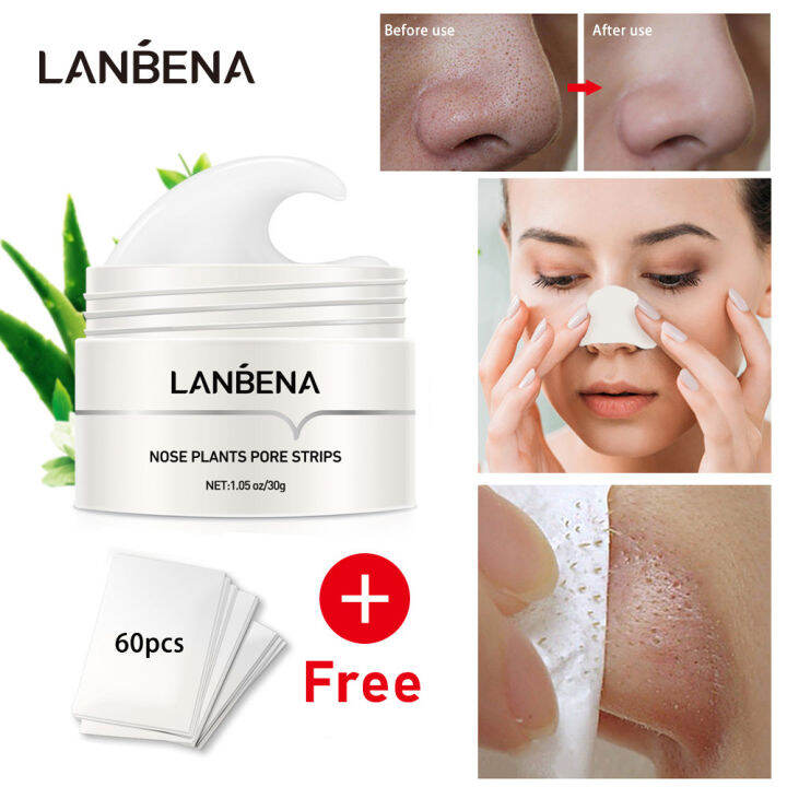 LANBENA Nose Plants Pore Strips Nose Mask Nose Strip for Blackheads