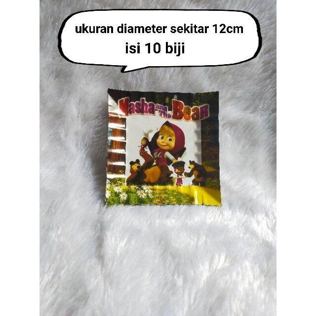 piring kertas kue cake happy birthday ulang tahun hbd ultah karakter