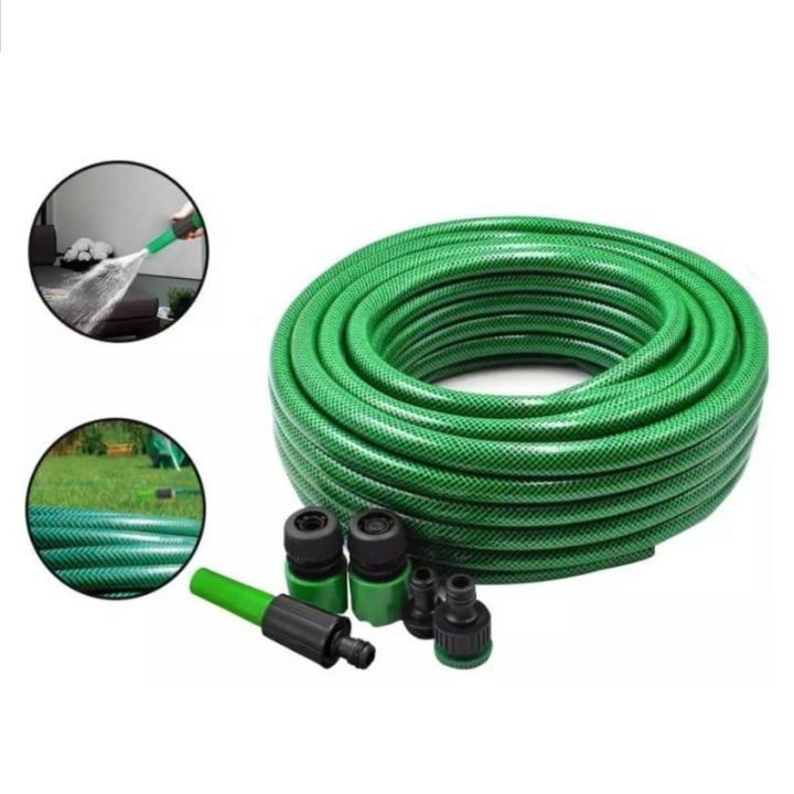 AG Garden Hose with Nozzle Heavy Duty 3 Layers Anti- UV Durable Leak ...