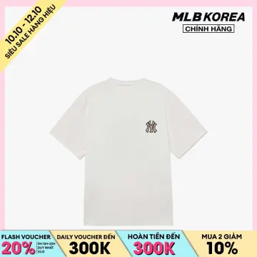 MLB Korea Monogram Unisex Street Style Logo T-Shirts (3ATSM0233