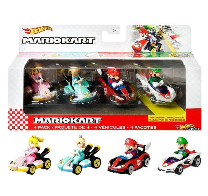 มีของในสต็อก-hot-wheels-อเมริกา-ล้อร้อน-mario-kart-ซีรีส์-super-mari-รถเล็ก