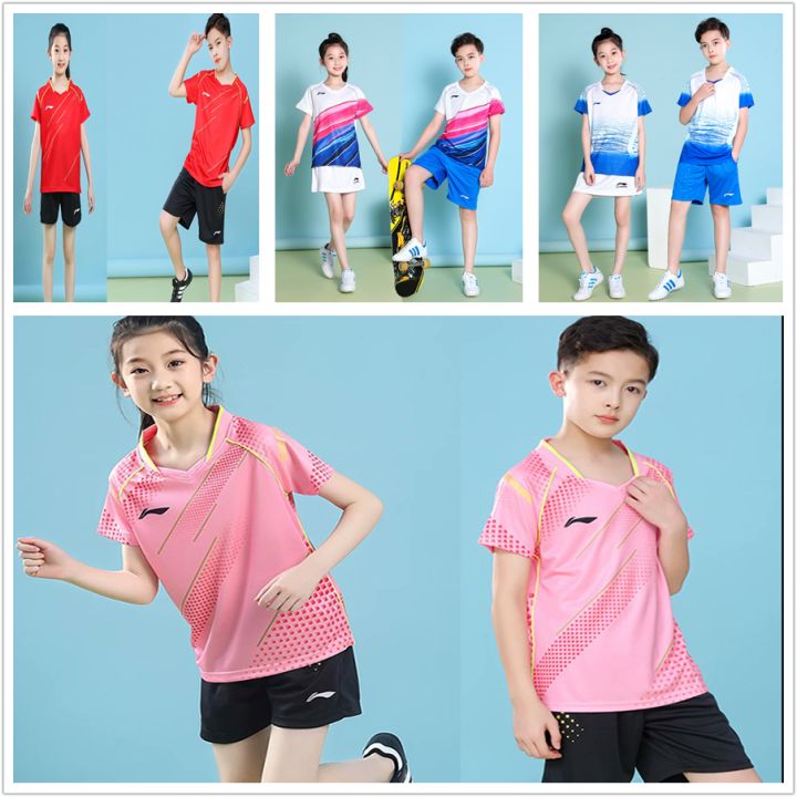 Badminton clothing short-sleeved dress fitness quick-drying sports