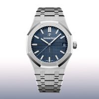 นาฬิกาข้อมือ AP Royal Oak Classic 15500ST Blue  Dial 41MM (Top Swiss) (ขอดูภาพเพิ่มเติมได้ที่ช่องแชทค่ะ)