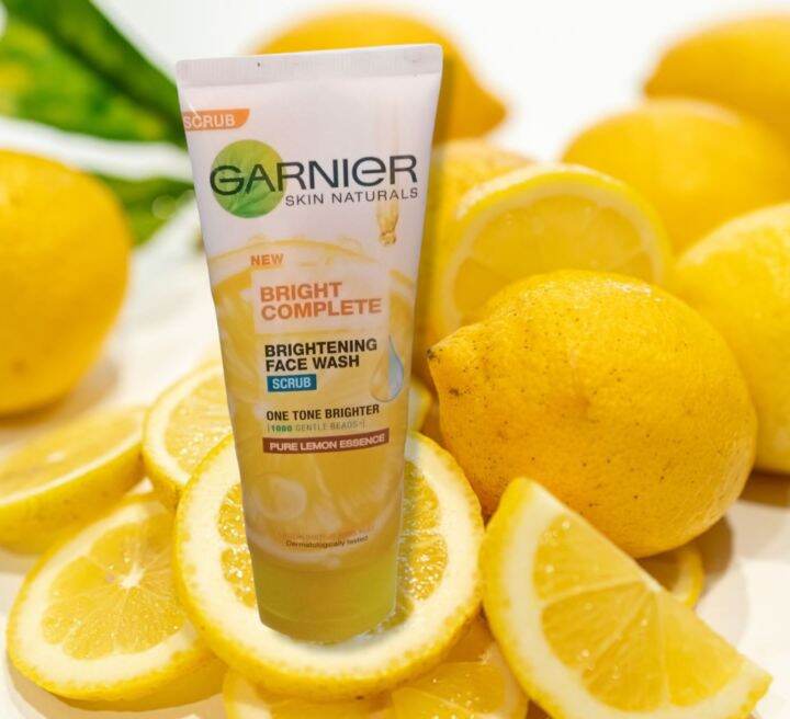 Garnier Bright Complete Brightening Scrub 100ml Face wash Lemon