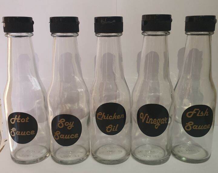 150ml mini Condiments bottles with flip top cup and high label Lazada PH