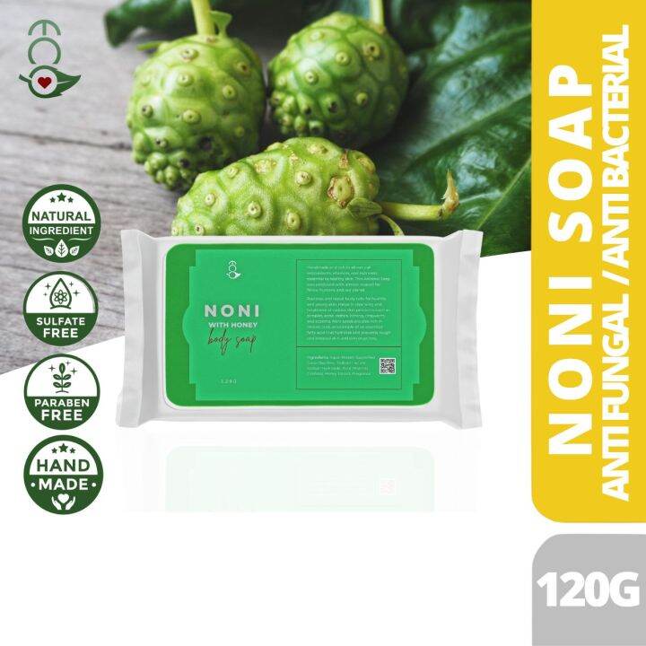 Eco Premium Noni with Honey Soap100 Natural, Made with Noni Oil & Noni