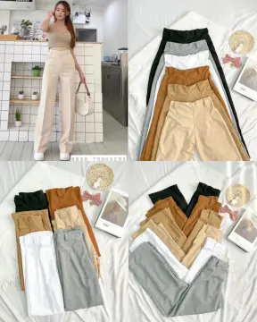 ERA' korean style high waist trouser pants