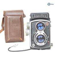 กล้องฟิล์ม TLR ยี่ห้อ Alpenflex Orient Iii Alpo 7.5Cm F3.5 Hachiyo Twin Lens Camera (งานเก็บสะสม) ครบชุด