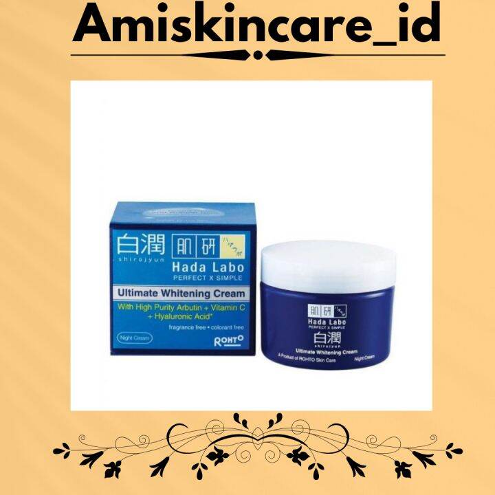 hada labo ultimate whitening cream Lazada Indonesia