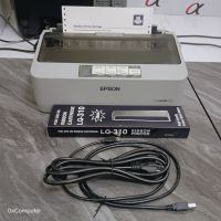 Epson LQ-310 เครื่องปริ้นใบเสร็จ  เครื่องปริ้นหัวเข็ม สลิปเงินเดือนลอกลายสักค่ะ มือสอง พร้อมใช้ copy 4 ชั้น ประกัน 6 เดือน