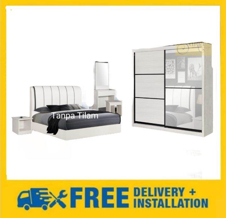 Bedroom Set with 8ft x 8ft / Set Bilik 8x8 kaki Lazada