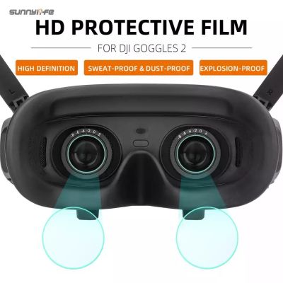 Sunnylife 2 sets Protective Film HD Film Lens Protector Sweat-proof Explosion-proof for DJI Avata Goggles 2