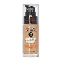 Revlon Colorstay Longwear Makeup Foundation #240 Medium Beige 30 ml. เรฟลอน คัลเลอร์สเตย์ ลองแวร์ เมคอัพ