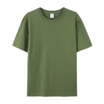 Plain army shop green t shirt