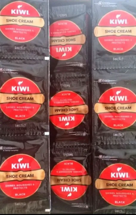KIWI Black Shoe Cream (5g) 1 dozen | Lazada PH