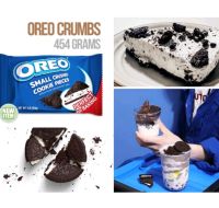 คุกกี้Oreo คุกกี้โอริโอ้ชิ้นบดละเอียดขนาดเล็ก Oreo Small Crushed Cookie Pieces แครกเกอร์เหมาะสำหรับแต่งหน้าเค้ก และเบอเกอรี่ Oreo Crumbs ขนาดถุง454กรัม