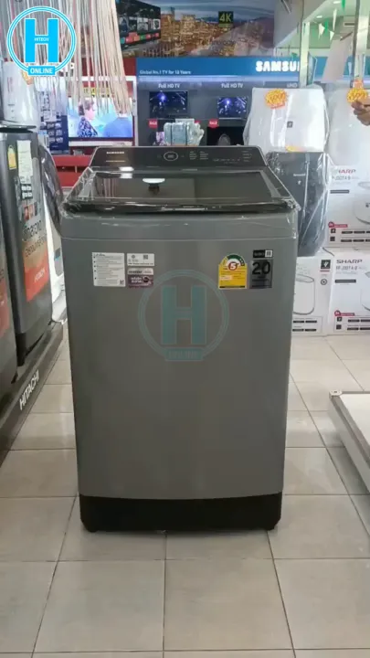 SAMSUNG เครื่องซักผ้าฝาบน เครื่องซักผ้า ซัมซุง16 กิโล รุ่นใหม่ WA16CG6441BYST ราคาถูก รับประกันศูนย์ 20 ปี จัดส่งทั่วไทย เก็บเงินปลายทาง