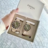 Fossil ของแท้ นาฬิกาคู่ เรือนเล็ก เรือนใหญ่ พร้อมกล่อง พร้อมส่ง