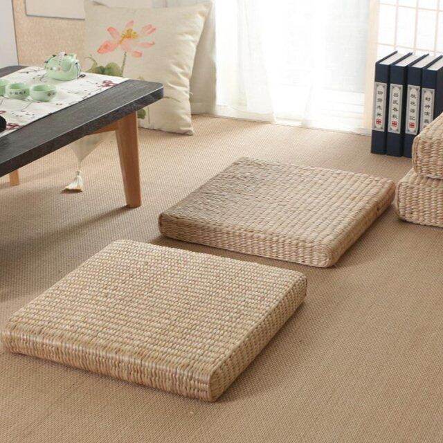 Futon Cushion Straw Tatami Meditation Buddha Worship Thickened