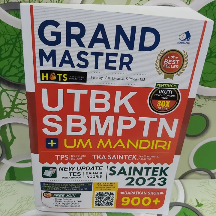 ORIGINAL GRAND MASTER UTBK SBMPTN SAINTEK 2023 2024 MANDIRI TPS TPA ...