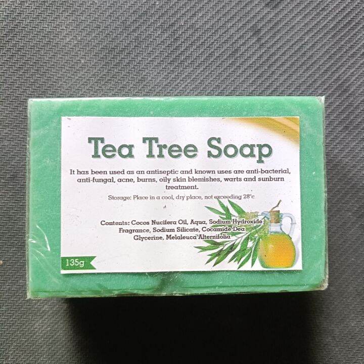 Tea Tree Soap 135g (Warts and Sunburn treatment) Lazada PH