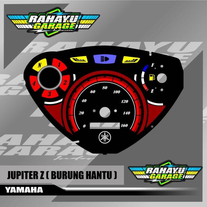 papan speedometer custom jupiter z burhan panel spido meter custom