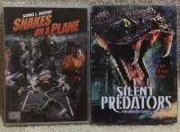 DVD Snake On A Plane./ Silent Predators. ดีวีดี เลื้อยฉกเที่ยวบินระทึก/กองทัพเขี้ยวนรก