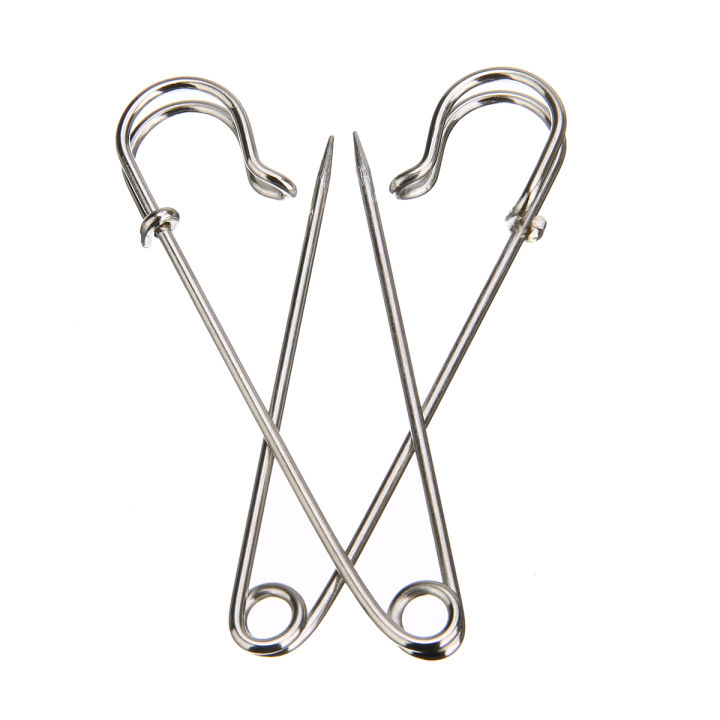 Large Safety Pins for Clothes 15PCS 2 Inch Heavy Duty Nappy Pins Safety ...