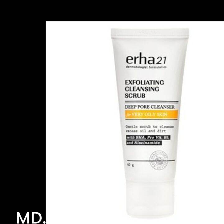 erha 21 EXFOLIATING CLEANSING SCRUB for OILY SKIN Lazada Indonesia