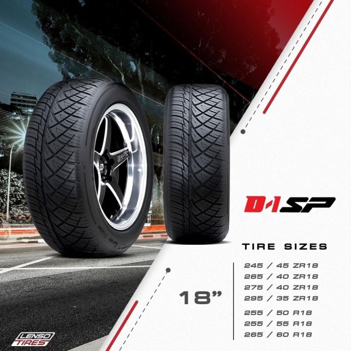 255-50r18-d1sp-ยางใหม่ปี23-มือ1-ยางเลนโซ่-ยางไทยมีประกัน-ฟรีจุ๊บแปซิฟิก-ราคาต่อเส้น