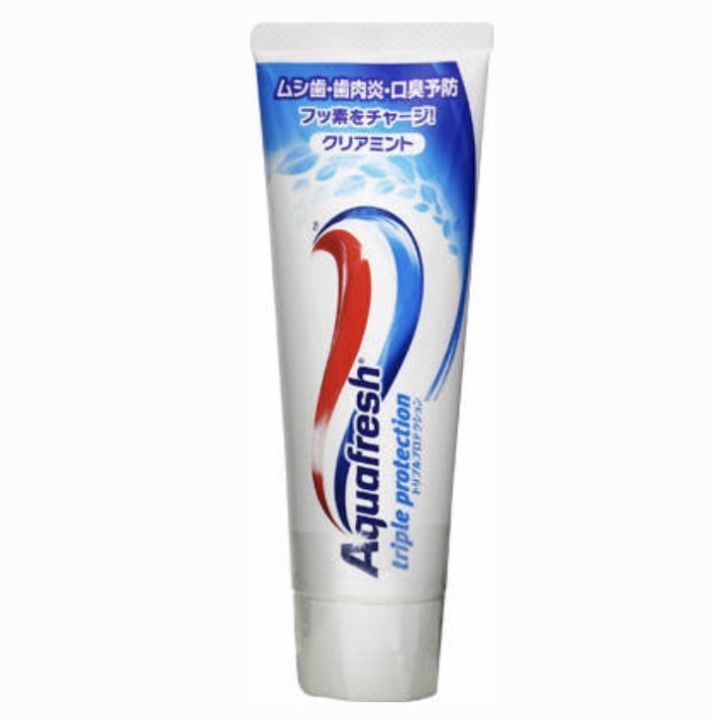aquafresh-ยาสีฟันของแท้จากญี่ปุ่น-กลิ่นclearmint
