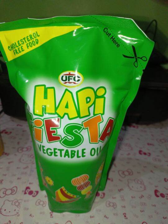 UFC Hapi Fiesta Vegetable Oil 1Liter Lazada PH