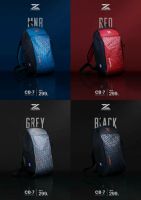 Cadenza(คาเดนซ่า)กระเป๋ากีฬา กระเป๋าใส่รองเท้า กระเป๋าเป้สะพายหลัง CADENZA CB-7 Mini Backpack มี 4 สี ดำ เทา แดง มิดไนท์บลู