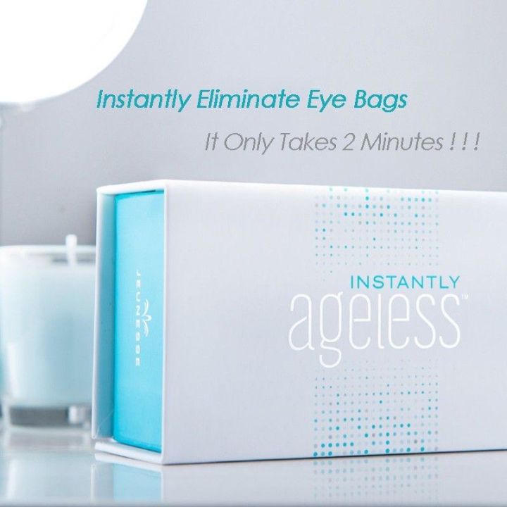 instantly-ageless-jeunesse-ครีมลดถุงใต้ตา-ร่องแก้ม-หลุมสิว-แบบ-1-กล่อง-25หลอด