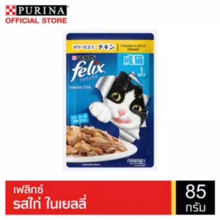 เฟลิกซ์-felix-อาหารเปียกแมว-1-โหล-ขนาดซอง-70-กรัม-12-ซอง