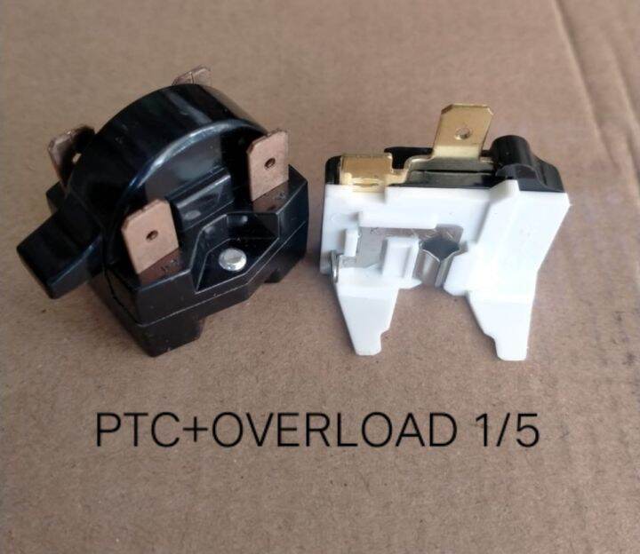 1 set overload kulkas 1/5 hp dan ptc relay kulkas Lazada Indonesia