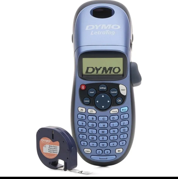 Dymo Letra Tag 100H Handheld Labelmaker Blue Lazada PH